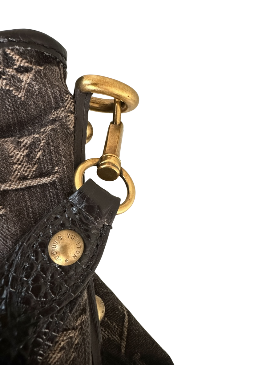 Louis Vuitton Monogram Denim Neo Cabby GM Noir