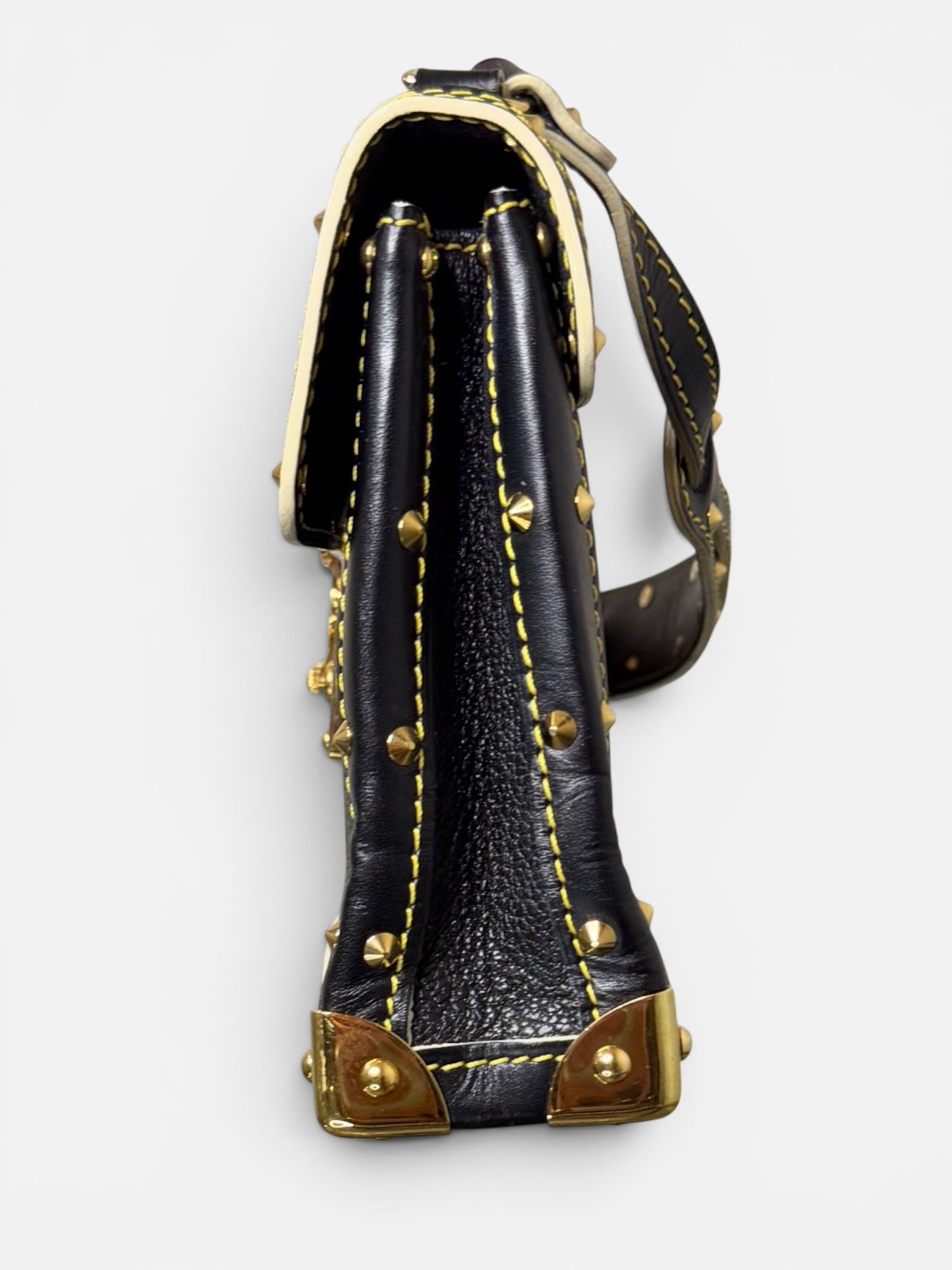 Louis Vuitton Suhali L'Aimable Small Shoulder Bag — Noir with Gold-Tone Hardware