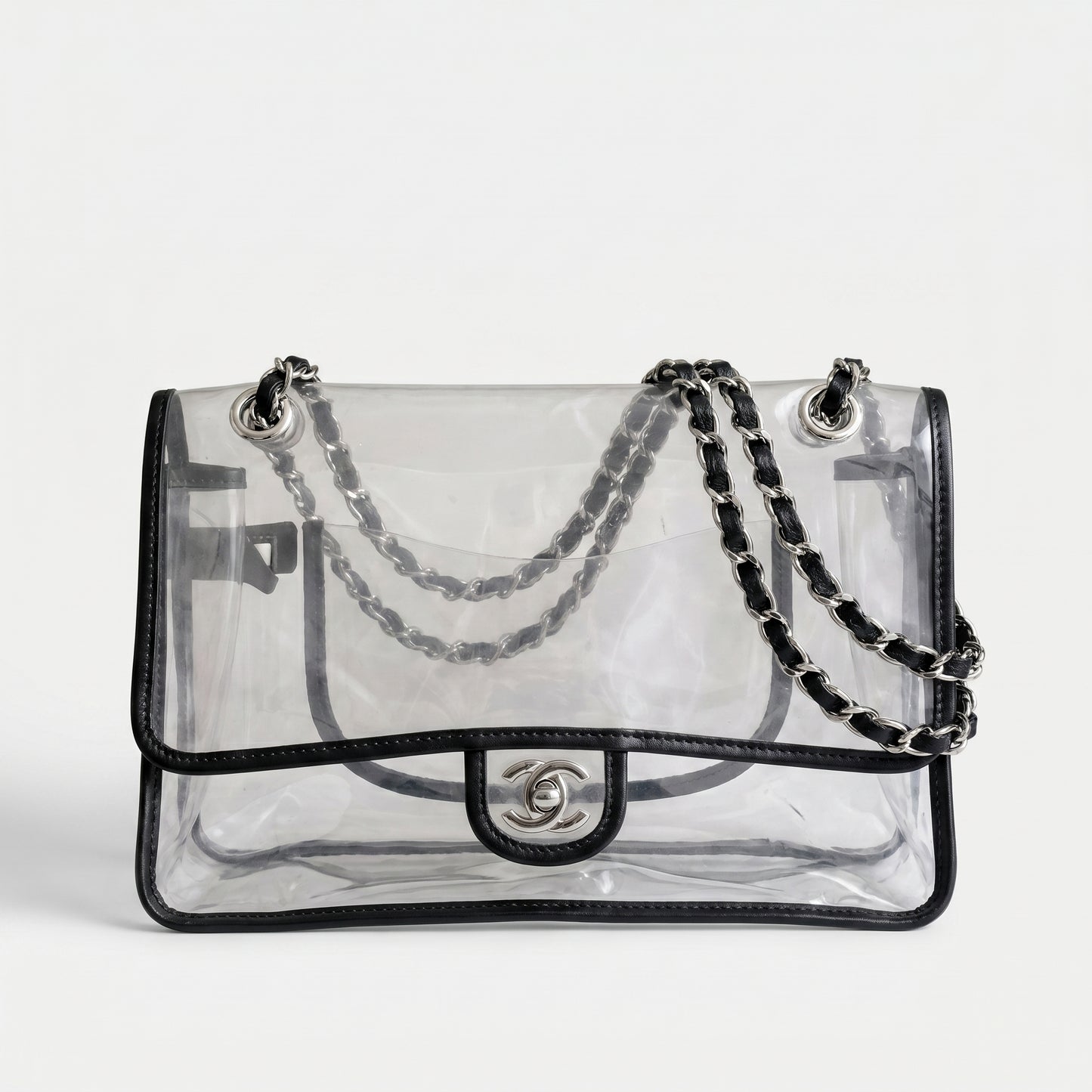 CHANEL PVC Naked Flap Bag