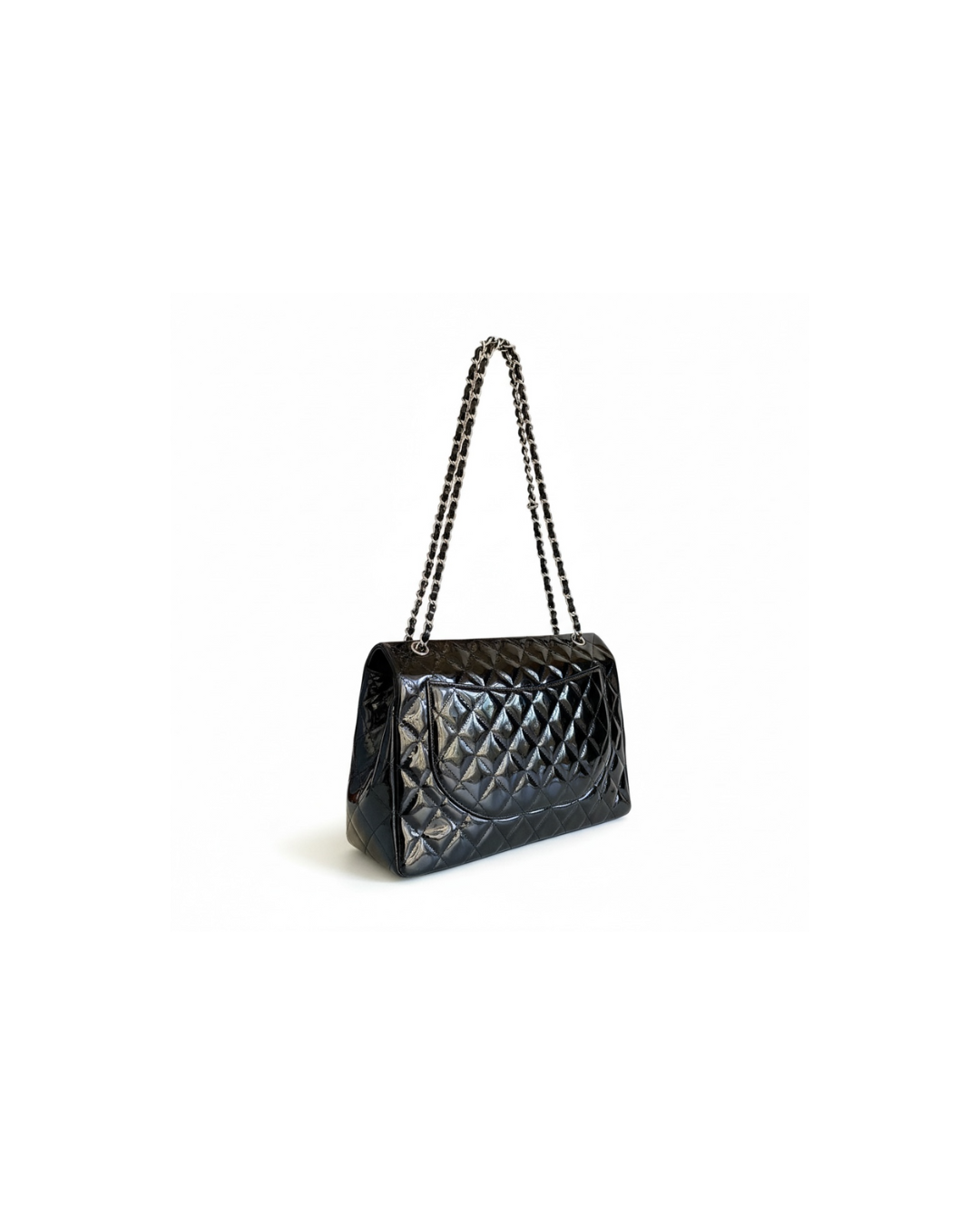 Placed with a Collector —LG-Drop 0010 - Chanel Noir Patent Maxi Single Flap