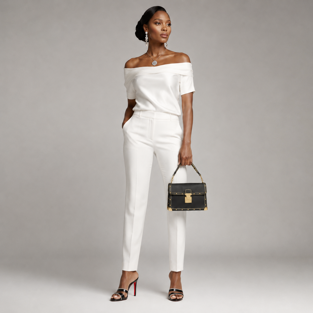 Louis Vuitton Suhali L'Aimable Small Shoulder Bag — Noir with Gold-Tone Hardware