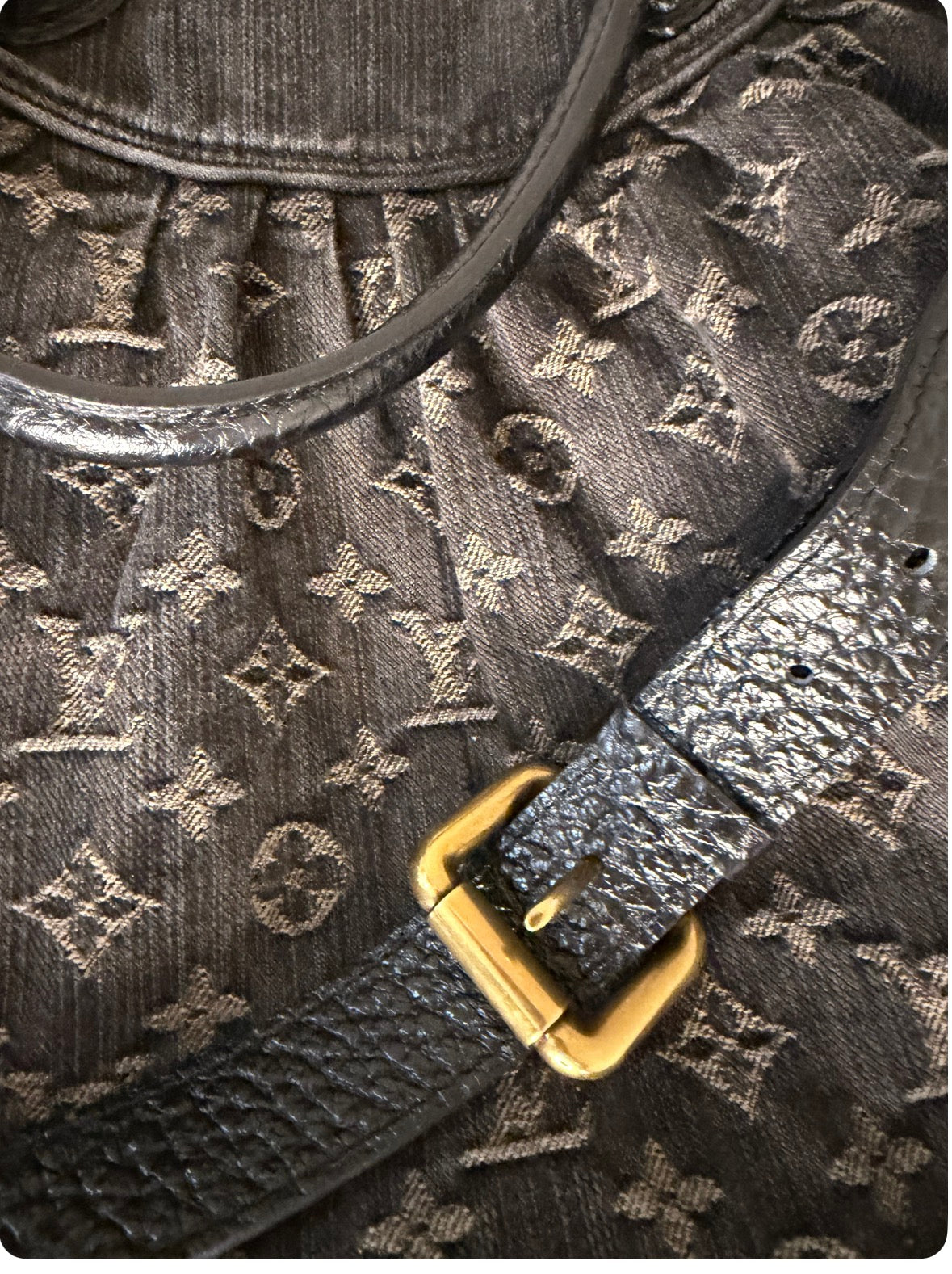 Louis Vuitton Monogram Denim Neo Cabby GM Noir