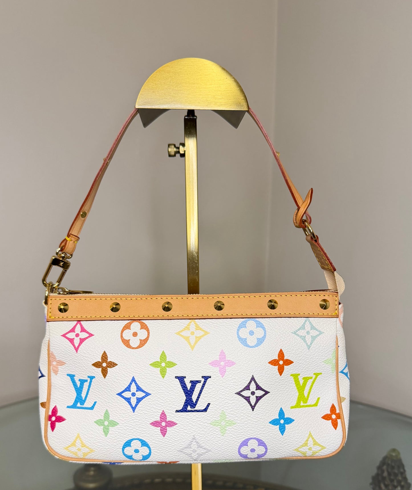 SOLD- Louis Vuitton Multicolore Pochette (Blanc) — Select Offers Considered
