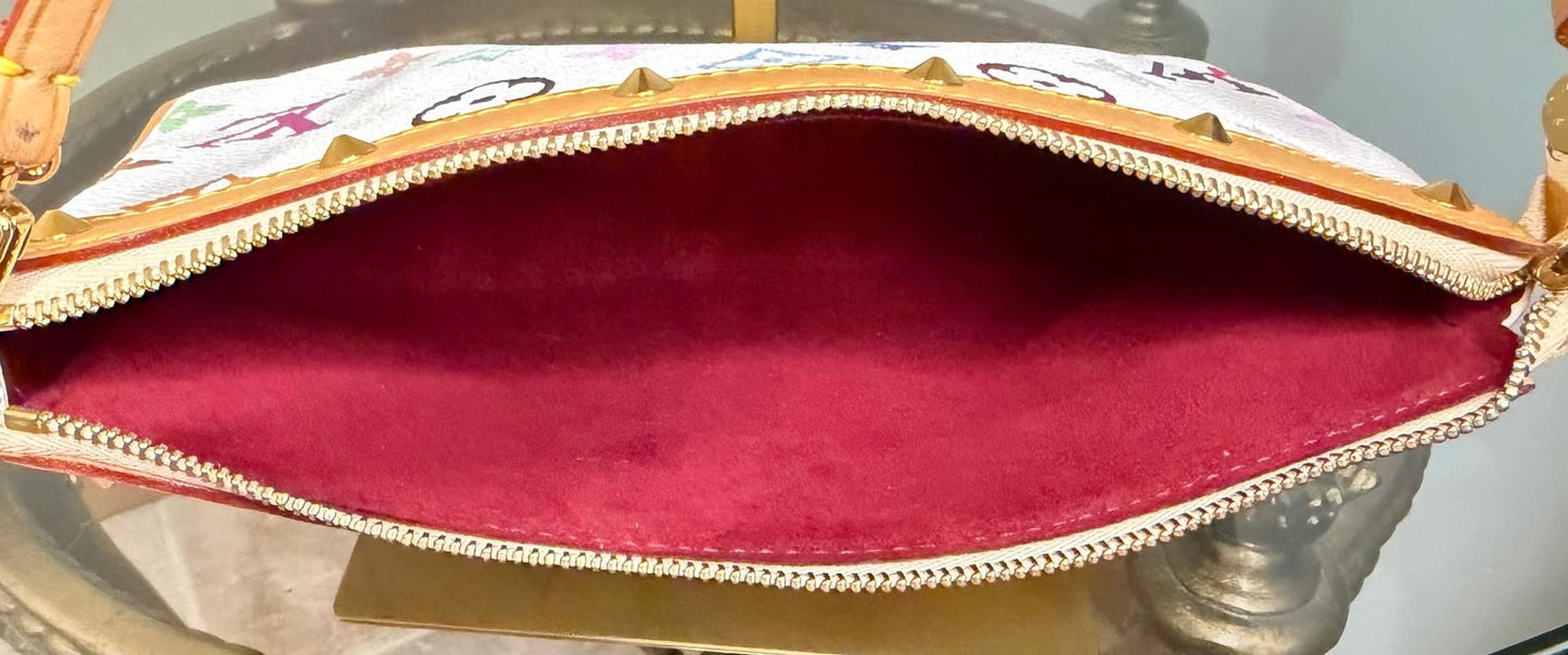 SOLD- Louis Vuitton Multicolore Pochette (Blanc) — Select Offers Considered