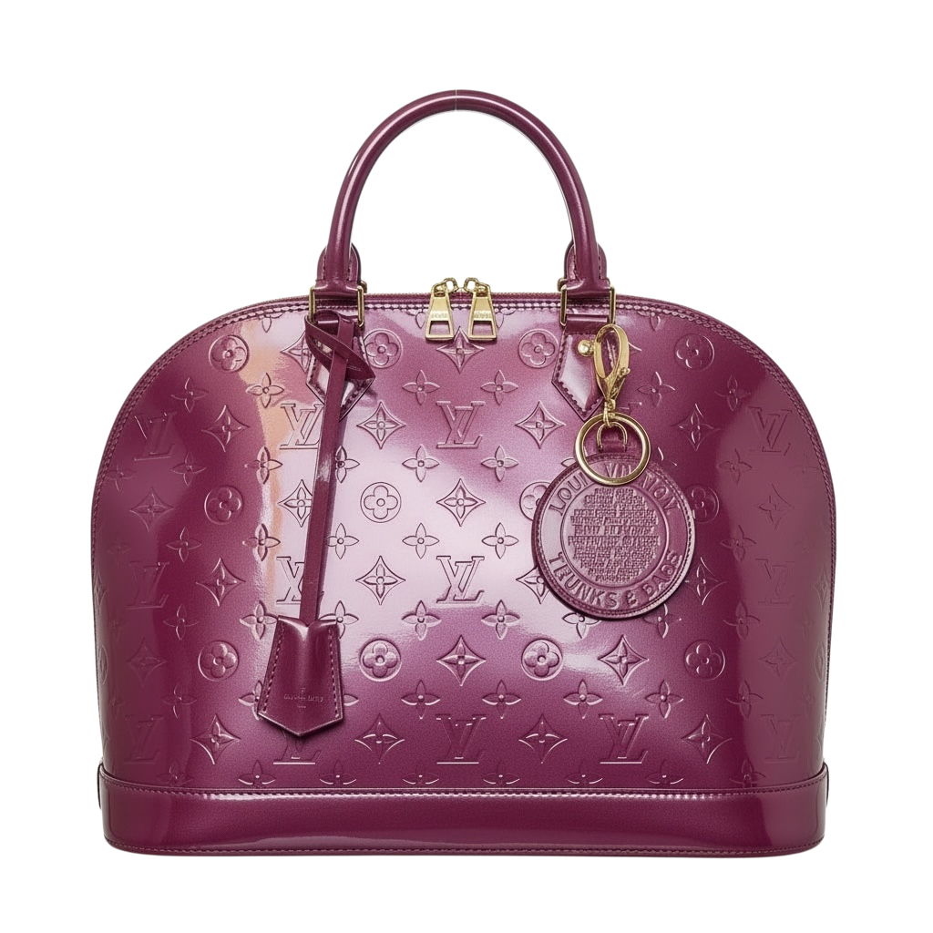 Louis Vuitton Vernis Alma MM — Amethyst (Trunks & Bags Edition)