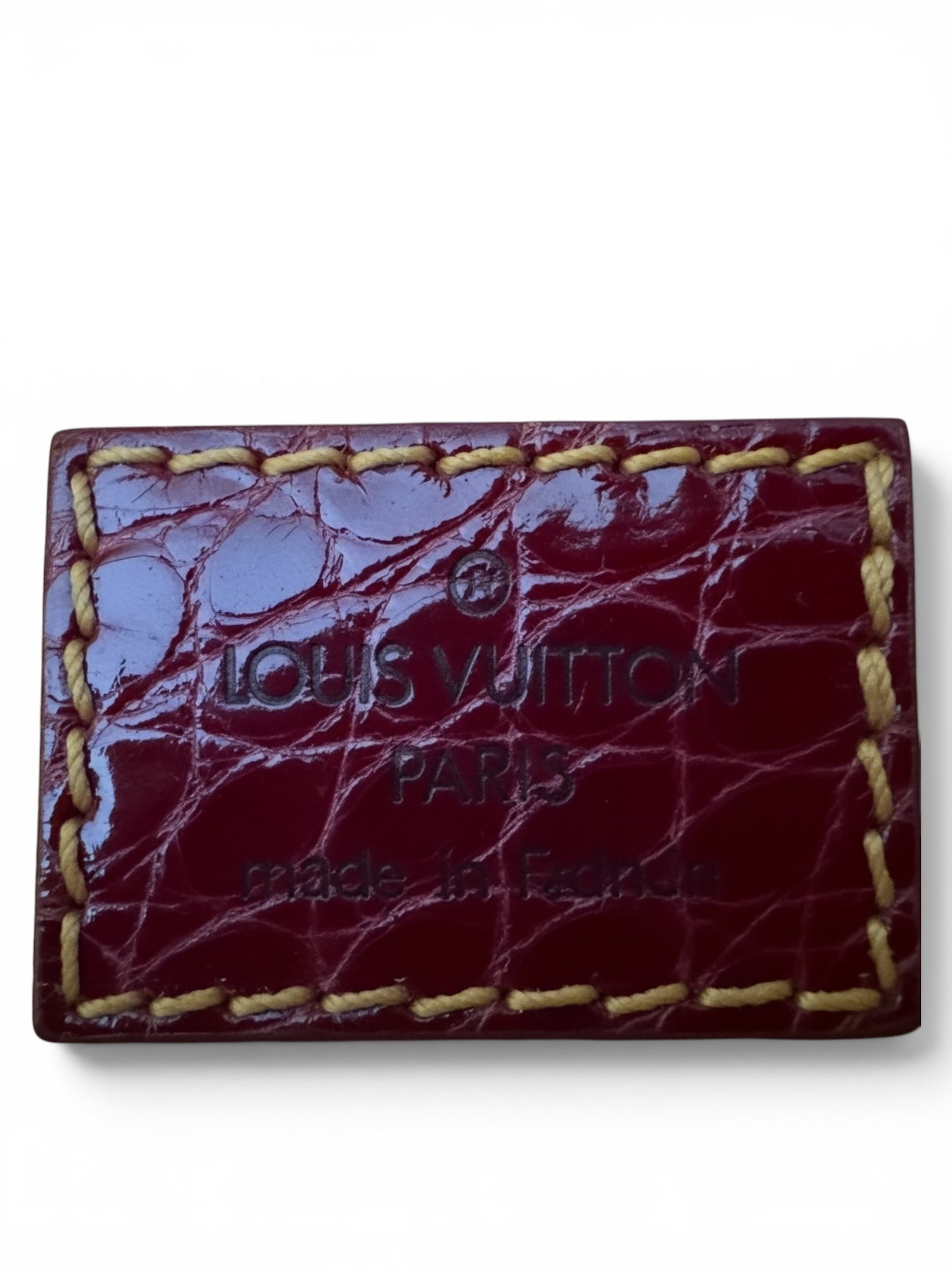 Louis Vuitton Denim Exotic Sac Fermoir GM — Limited Edition S/S 2005