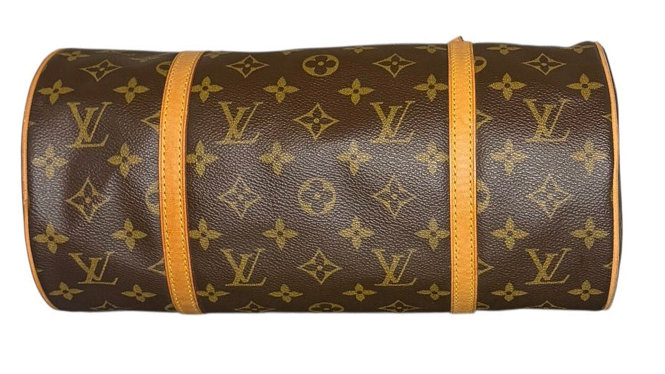 Vintage Louis Vuitton Papillon 30 with matching Mini Papillon, bottom view